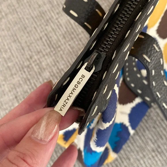 Vintage BCBGMaxAzria Stitched Purse - Picture 4 of 7